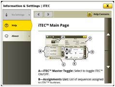 Página principal de ayuda basada en contexto del sistema iTEC™