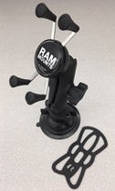 BXE10606 locking suction mount cell phone assembly