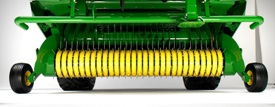 2.2-m (7.22-ft) pickup width to fit the widest windrows