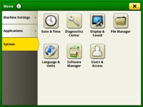 File manager icon upper right
