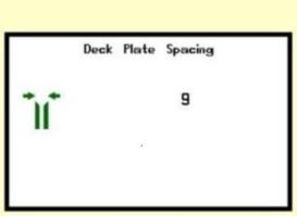 Deck plate spacing 