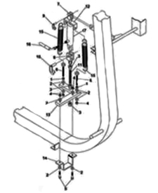 Hydraulic gate control drawing from operator's manual