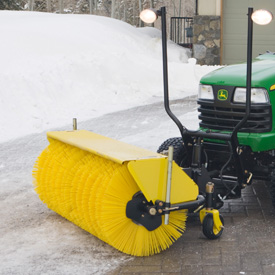 52-in. (132-cm) Rotary Broom (shown with optional front light kit)