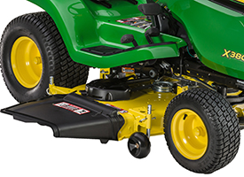 Accel Deep 48A Mower Deck (shown on X380 Tractor)