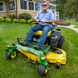 54-in. (137-cm) high-capacity mower deck shown on a Z540R