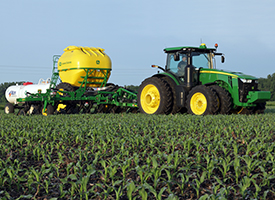 Side-dress in conventional corn ground