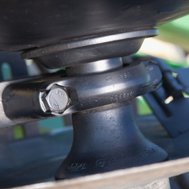 Sealed maintenance-free bearings (bottom view)