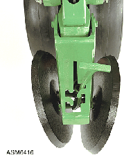 Cast-iron closing wheel system
