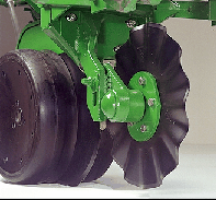 Unit-mounted coulter (shown with fluted blade)