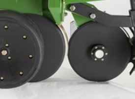 Unit-mounted, double-disk fertilizer opener 