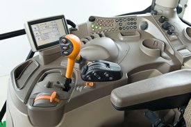 ComfortView cab right-hand console w/o CommandArm