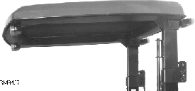 Canopy mounts to the top ROPS bar