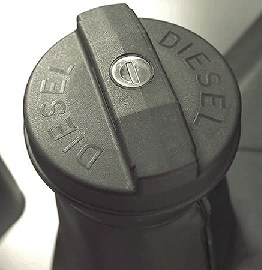 Lockable fuel cap