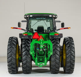 8R Series Tractor with dual hubs