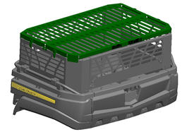Cargo box side extension cover