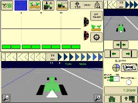 Половинный экран контроля разделения семян в системе SeedStar XP