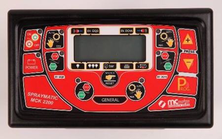 Controles del pulverizador MCK 2200