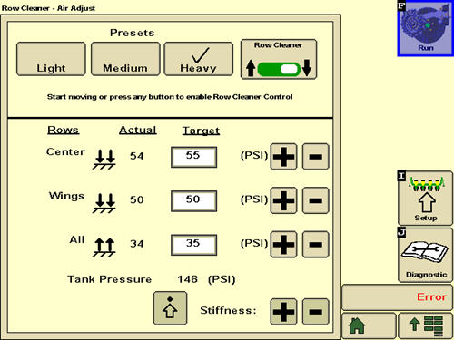 Console GreenStar™ 3 2630 pour les accessoires de nettoyage de rangs compatible avec SeedStar™ 3 HP
