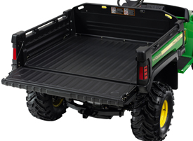 Deluxe cargo box with tailgate lowered