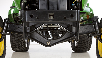 Eje delantero de fundición de hierro reforzado (se muestra para tracción a dos ruedas)