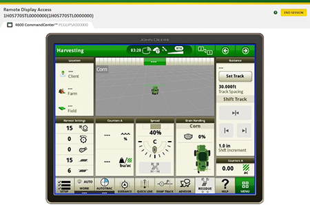 Remotely view a machine’s display to assist operators in the field