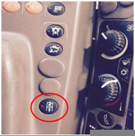 Air compressor engagement button