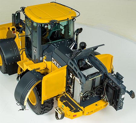 Service access on K-Series Loaders