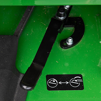 MulchControl handle (shown on 60-in. [152-cm] Mower Deck)