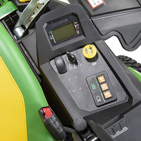 Color-coded controls are easy to identify (Z545R shown)