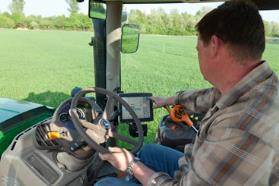 Convenient in-cab control saves valuable time