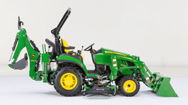 Implement compounding (2025R Tractor shown)