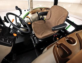 Climate-controlled cab interior