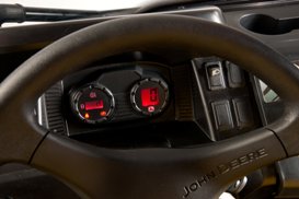 Instrument cluster, optional speedometer, and back-lit switches