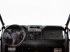 In-dash cup holders and sealed glove box