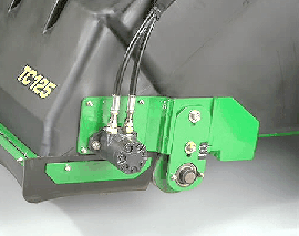 Indicador de ajuste dos rolos e motor da escova 