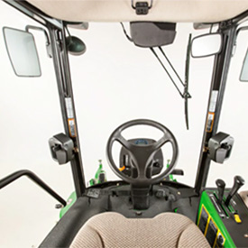 ComfortCab offre une meilleure visibilité à partir du fauteuil du conducteur