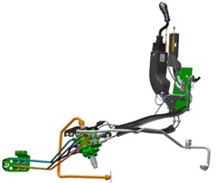 Trousse de distributeur auxiliaire (SCV) mécanique en position médiane BSJ10333 illustrée