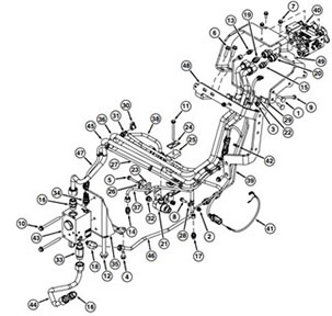 Trousse de frein hydraulique de remorque BSJ10671 illustrée