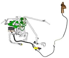 Trousse de troisième distributeur auxiliaire (SCV) arrière électrohydraulique BLV10500 illustrée