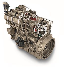 3-Zylinder-Dieselmotor der Yanmar TNV Serie