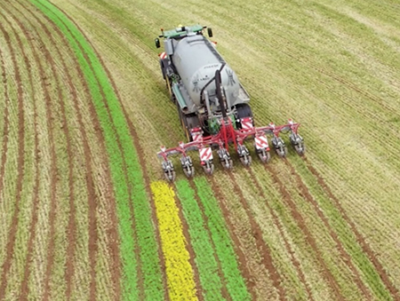 High-precision nutrient application is required for strip-till application