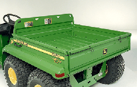 Large 16-gauge cargo box (Gator TH 6X4 shown)