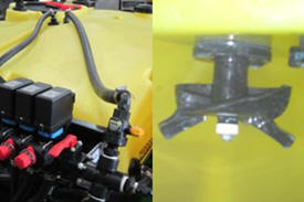 Rinse kit (valve, hose and rinse nozzle)