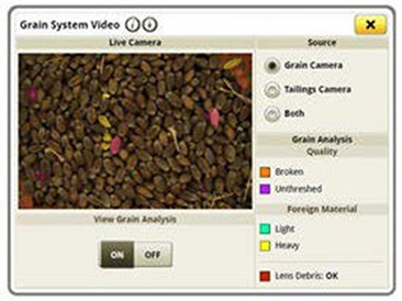 Grain analysis live view