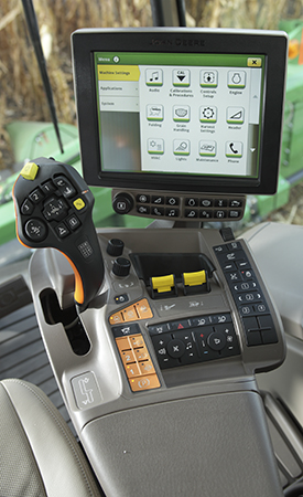 In-cab adjustments with CommandARM console