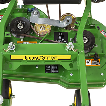 Easy-to-remove mower deck shields
