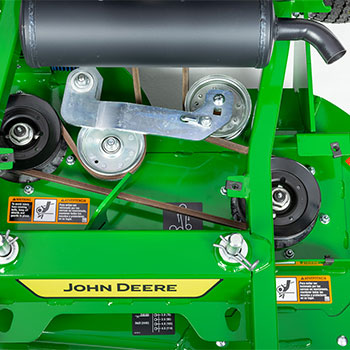 Easy-to-remove mower deck shields