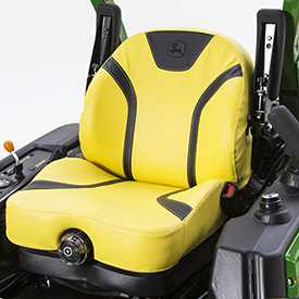 Fully-adjustable, mechanical suspension-seat