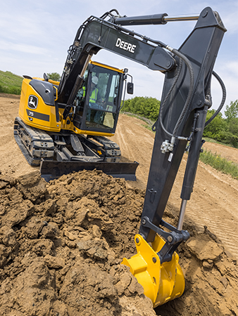 Increased pump torque will aid digging strength
