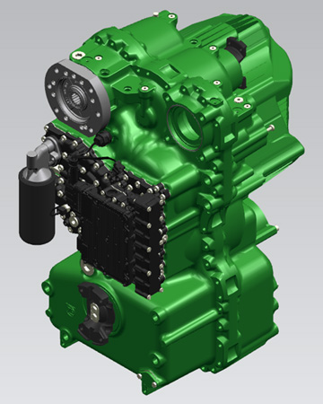 Continuously Variable Transmission (CVT) used in L-II skidders